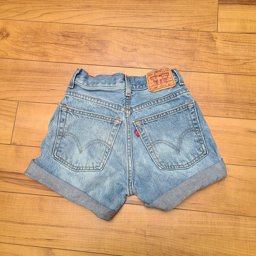 Levi's Women's Blue Denim Shorts